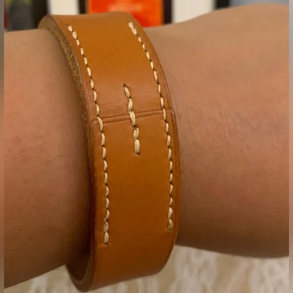 Hermes Leather Bracelet - Never Worn